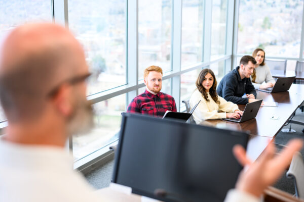 Students and faculty on the campus of the University of Utah for Strada Education Network in Salt Lake City, UT. ©Brett Wilhelm